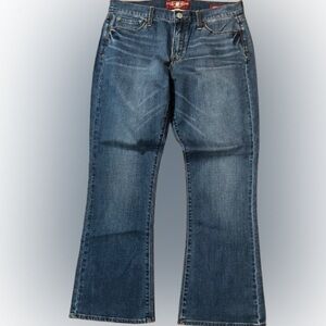 Lucky Brand Ankle Sofia Boot Blue Women's Jeans Size 31